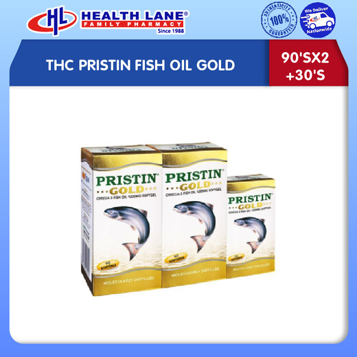 THC PRISTIN MINYAK IKAN GOLD (90'Sx2+30'S)